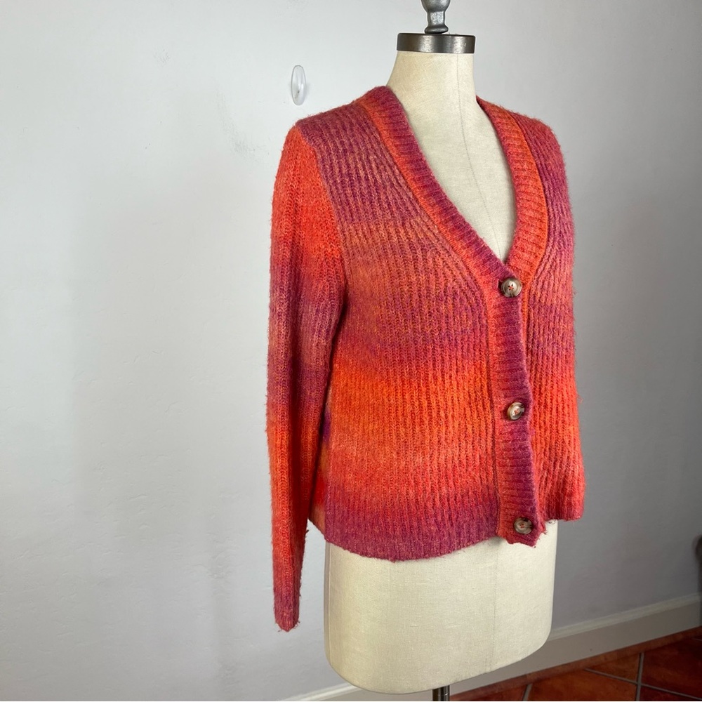 Anthropologie Maeve Hallie Space Dyed Cardigan - Picture 3 of 8